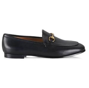 Gucci Jordaan Leather Horsebit Loafers, Size 6.5